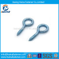 Blue zinc plated self tapping wood screw